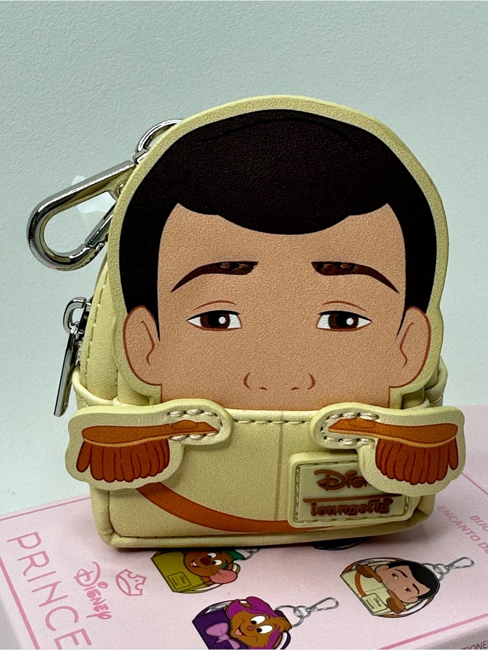 Loungefly Disney Prince Charming Keychain Charm from Cinderella 75th blind box